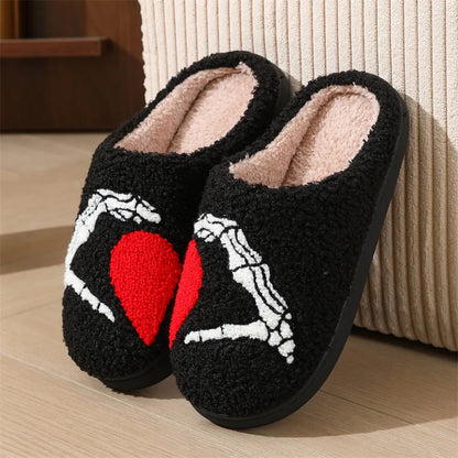 Cozy Autumn & Winter Slippers for Women - Lightweight Cotton Home Slides with Non-Slip Comfort
