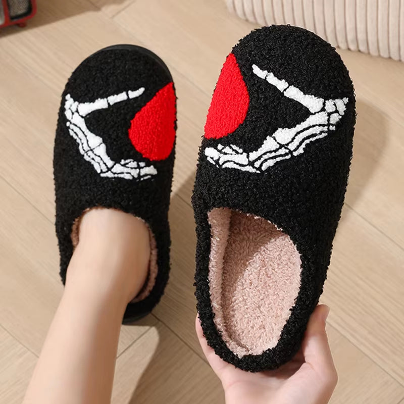 Cozy Autumn & Winter Slippers for Women - Lightweight Cotton Home Slides with Non-Slip Comfort