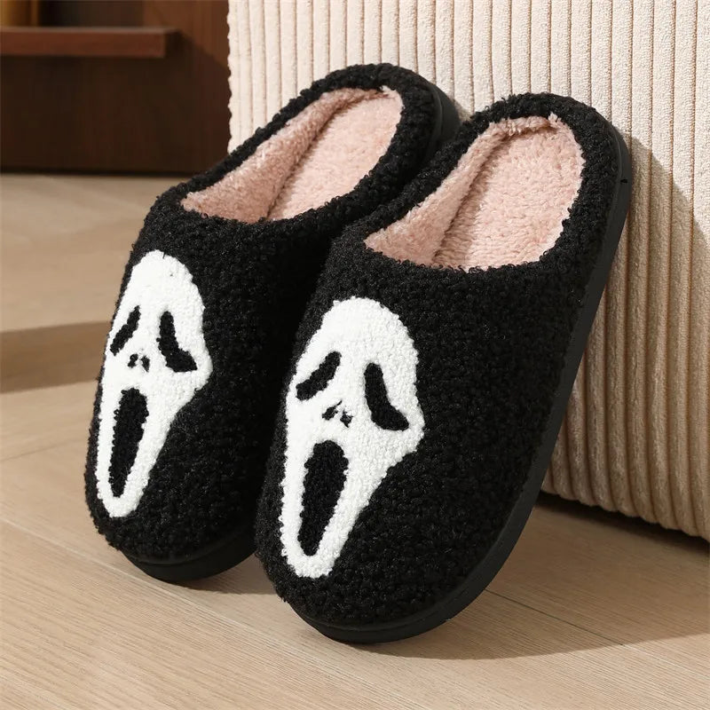 Cozy Autumn & Winter Slippers for Women - Lightweight Cotton Home Slides with Non-Slip Comfort
