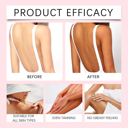 Achieve a Radiant Sun-Kissed Glow with Our Moisturizing Sunless Tanning Drops - Perfect for Face and Body