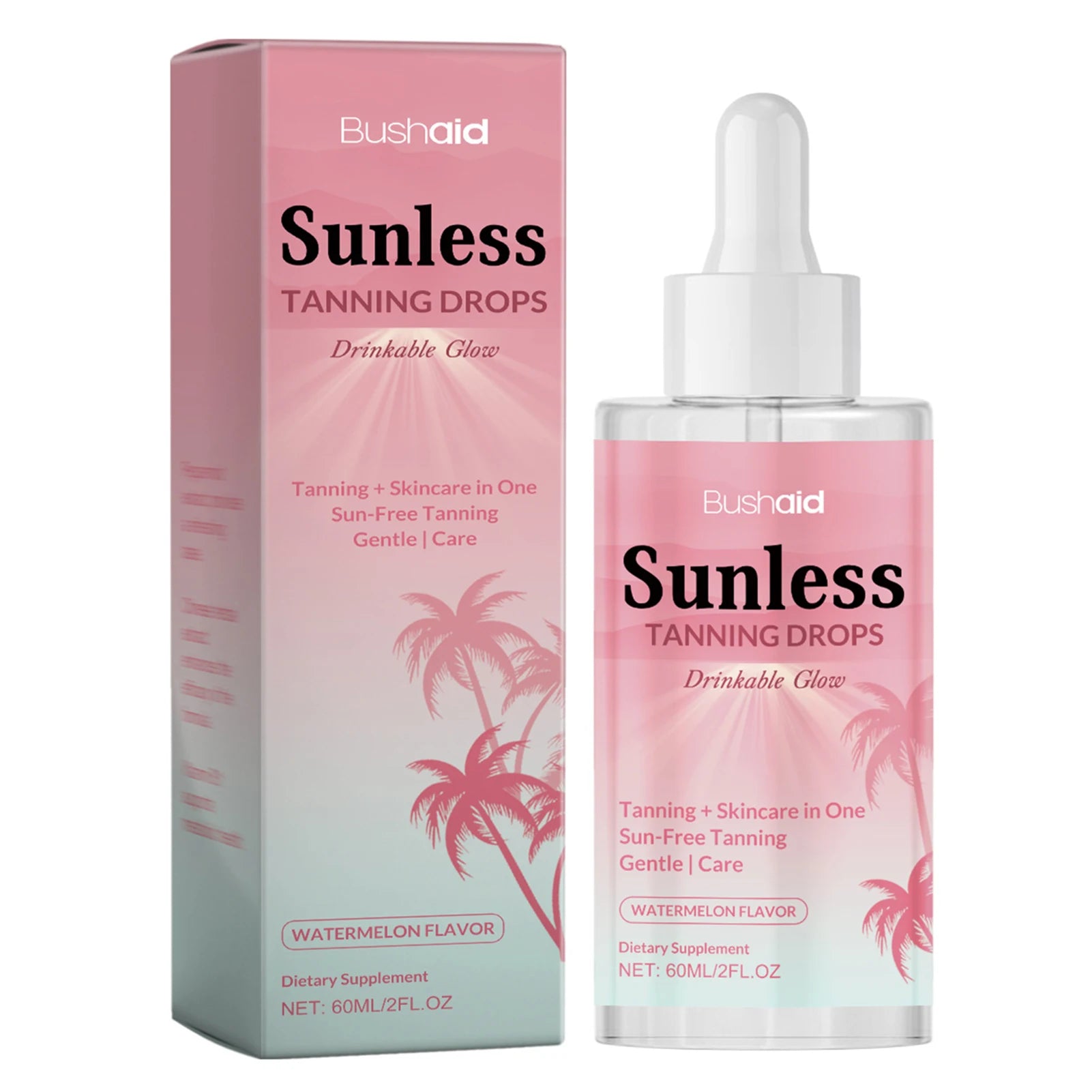 Achieve a Radiant Sun-Kissed Glow with Our Moisturizing Sunless Tanning Drops - Perfect for Face and Body