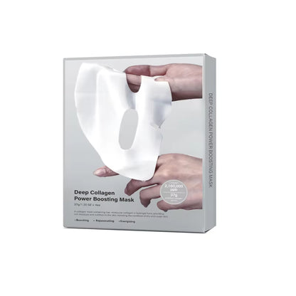 4Pcs/Box Absorbable Deep Collagen Power Boosting Mask anti Aging Night Moisturizing Mask Firming Lifting Brightening Skin Care